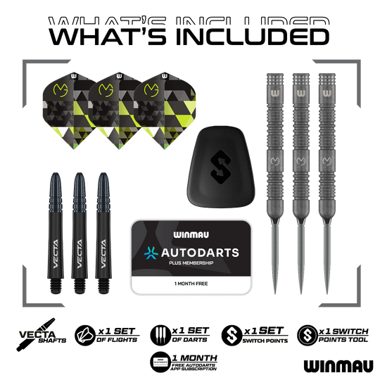 Winmau Michael Van Gerwen TS Switch Point Steeldarts
