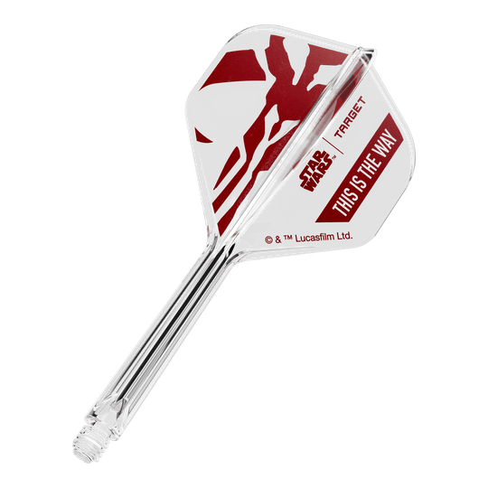 Target Star Wars K-Flex Set Mandalorian No2 Standaard Flights Foto eines Star Wars K-Flex 'This Is The Way' Produkts. Zu sehen sind Standard Flights mit 33 mm Länge.