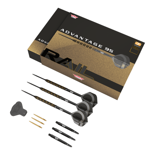 Bulls NL Advantage 95 Rail Convertible Point stalen dartpijlen