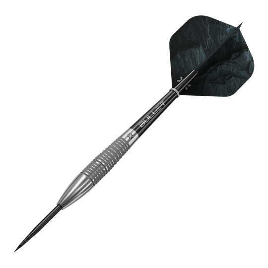 Bullet Monolith stalen pijltjes Dieses Bild zeigt die Bullet Monolith Steel Darts. Die Darts sind für das Steeldart-Spiel entwickelt.