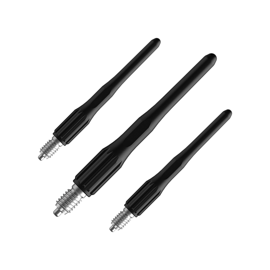 Bulls NL Convertible Point Soft Dart Tips - Pak van 15 - Zwart