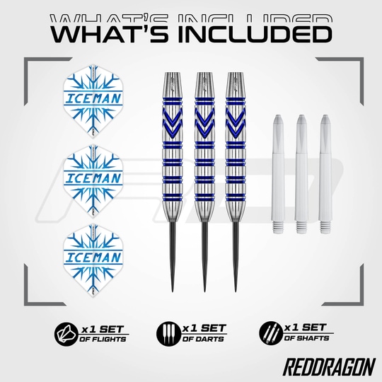 Red Dragon Gerwyn Prijs Messing Stalen Darten - 21 g Red Dragon Gerwyn Price Brass Steeldarts - 21 g sind auf dem Bild abgebildet. Diese Darts haben ein klassisches Messingdesign.