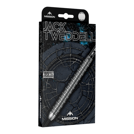 Mission Jack Tweddell Zilveren Stalen Darts Ein Bild mit dem Dateinamen M002000_Mission_Jack_Tweddell_Silver_Steeldarts_3. Es zeigt wahrscheinlich einen silbernen Steeldart.
