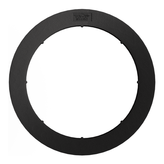 Bulls NL Lumo Light Surround verlichtingssysteem Das Bild zeigt das Produkt 'Bulls NL Lumo Light Surround Beleuchtungssystem'. Es handelt sich um einen runden, schwarzen Ring, der zur Beleuchtung eines Dartboards verwendet wird.