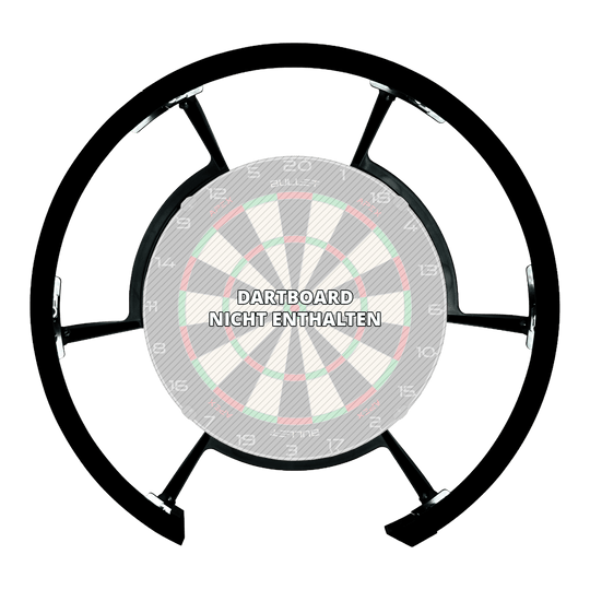 Bullet Radion 300 verlichtingssysteem Auf dem Bild ist das Bullet Radion 300 Beleuchtungs-System zu erkennen. Es sorgt für optimale Lichtverhältnisse beim Dartspiel.