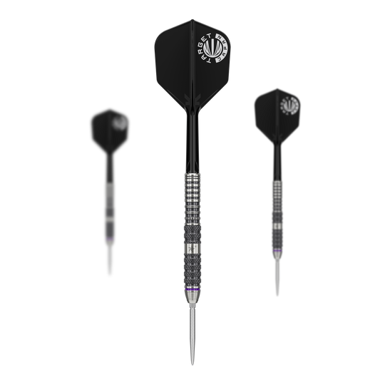 Target Japan Yuta Hayashi Sirius Swiss Point stalen dartpijlen - 23 g Zu sehen sind die Target Japan Yuta Hayashi Sirius Swiss Point Steeldarts - 23g. Die Darts zeichnen sich durch ihr modernes Design und ihre präzise Verarbeitung aus.