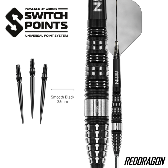 Red Dragon Verkenning Torpedo Stalen Pijltjes Hier sind die Red Dragon Recon Torpedo Steeldarts - 23g abgebildet. Die Steeldarts werden in einer anderen Ansicht präsentiert.