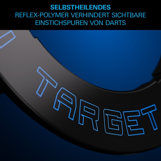 Target Corona Vision Dartboardomlijsting met inkepingen en verlichting