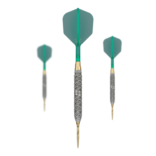 Target Elysian Archetype 58 Limited Edition Steeldarts - 24g Abgebildet ist das Target Elysian Archetype 58 Limited Edition Steeldarts Set mit 24g. Diese limitierte Edition bietet ein einzigartiges Design und hohe Qualität.