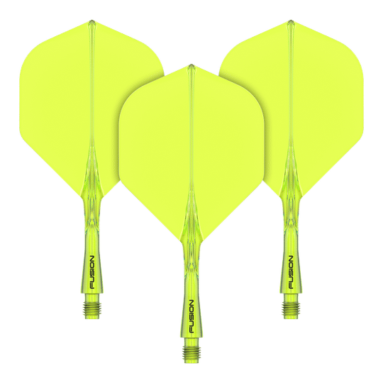 Winmau Fusion Flight Shaft System Standaard Geel
