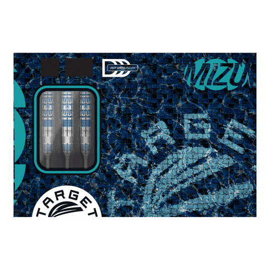 Target Japan Mizu Series 03 Swiss Point stalen dartpijlen Auf dem Foto sind die Target Japan Mizu Series 03 Swiss Point Steeldarts zu sehen. Sie zeichnen sich durch ein elegantes Design aus.