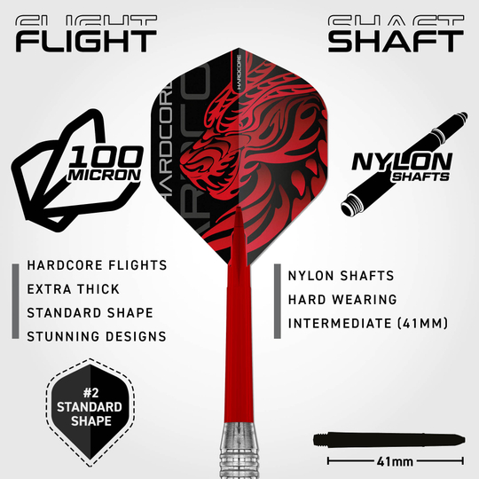 Red Dragon Jonny Clayton messing stalen dartpijlen - 21 g Auf dem Bild sind die Red Dragon Jonny Clayton Brass Steeldarts - 21 g abgebildet. Diese Darts eignen sich perfekt für Steeldart-Fans.