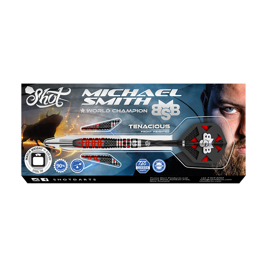 Schoot Michael Smith Tenacious Steel darts