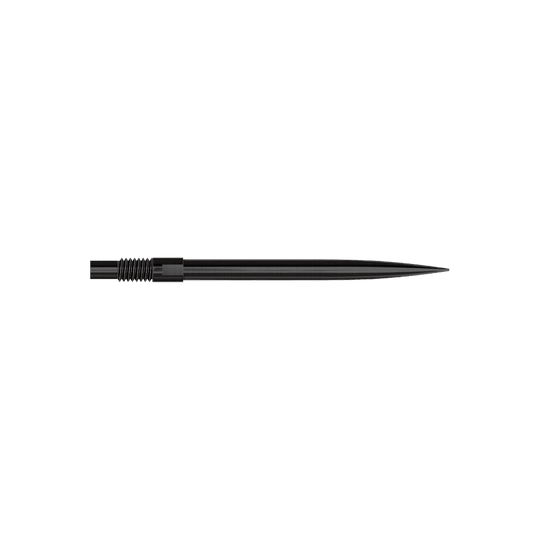 Das Bild zeigt das Produkt mit dem Namen 'QP23974_Harrows_QuickPoint_Dartspitzen_Schwarz_30mm_2'. Es sind schwarze Dartspitzen abgebildet.