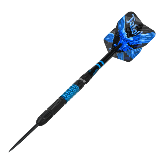 One80 Talon T1 stalen dartpijlen Das Bild zeigt die One80 Talon Steeldarts. Es handelt sich um präzise gefertigte Steeldarts für anspruchsvolle Spieler.