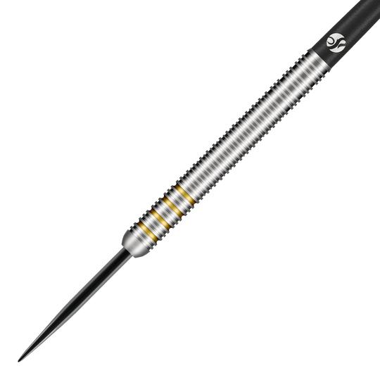 Shot Ritchie Edhouse Core Steel Darts Das Foto präsentiert die Shot Ritchie Edhouse Core Steeldarts aus einer speziellen Ansicht. Die Darts bieten eine ausgezeichnete Wurfeigenschaft.