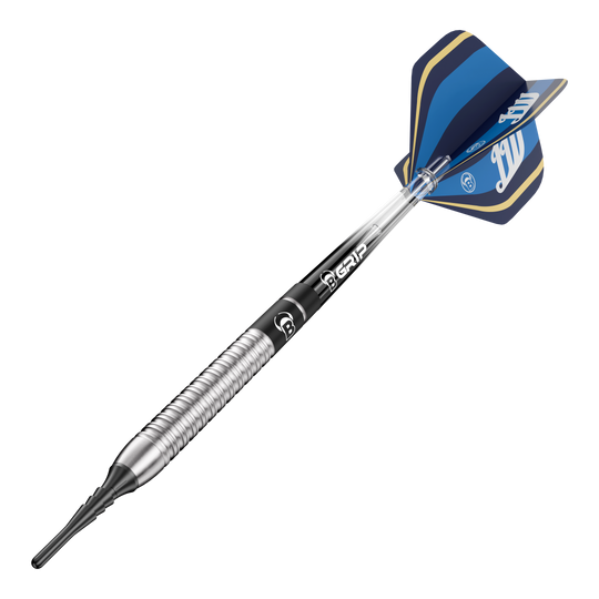 Bulls Leon Weber softdarts - 22 g Das Bild stellt Bulls Leon Weber Softdarts - 22g dar. Diese Softdarts sind ideal für ambitionierte Dartspieler.