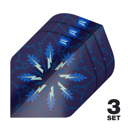 Target ProUltra Phil Taylor Power Gx2 No2 Standaardvluchten - 3 sets Darstellung der Target ProUltra Phil Taylor Power Gx2 No2 Standard Flights - 3 Sets. Die Flights sind in einem markanten Design gestaltet.