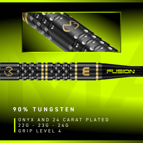 Winmau Michael Van Gerwen W-MAX Switch Point stalen dartpijlen