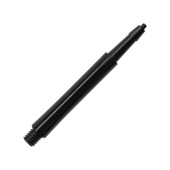 HRC12626_Harrows_Clic_Standard_Shafts_Schwarz_30mm_2 Das Bild zeigt einen schwarzen Harrows Clic Standard Shafts. Es handelt sich um einen glatten, zylindrischen Schaft für Darts.