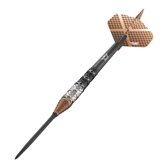 Bulls NL Max Hopp 95% Converteerbare Punten Steeldarts Abgebildet sind die Bulls NL Max Hopp 95% Convertible Points Steeldarts mit innovativem Spitzenwechsel-System. Das Produkt besticht durch Präzision und modernes Design.