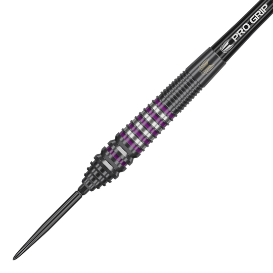 Target Lorraine Winstanley GEN2 Swiss Point Steeldarts - 24g sind auf dem Bild zu sehen. Sie sind moderne Steeldarts für anspruchsvolle Spieler.