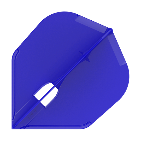 L-Style Champagne L3PRO Shape Flights Dies ist ein blauer Dartflight in Standardform. Er besteht aus Kunststoff und hat eine glatte Oberfläche.