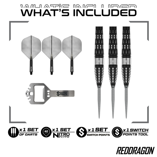 Red Dragon Verkenning Torpedo Stalen Pijltjes Abgebildet sind die Red Dragon Recon Torpedo Steeldarts - 23g. Dieses Produkt ist für Präzision und hohe Leistung entwickelt.