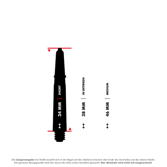 Bulls NL Capo Carbon shafts - Zwart Abgebildet sind mehrere BullsNL Capo Carbon Shafts mit einer Länge von 34mm. Diese Produkte werden als Ersatzteile für Dartpfeile verwendet.