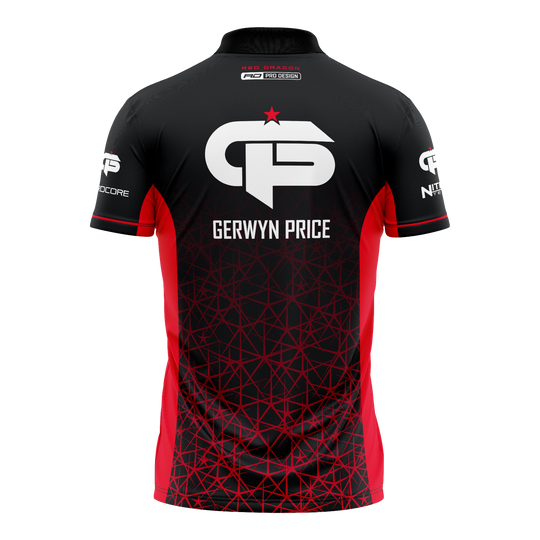 Red Dragon Gerwyn Price Rood Tour-polodartshirt