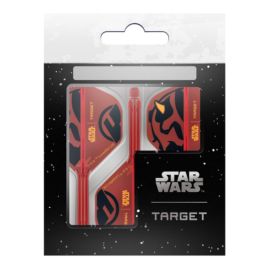 Target Star Wars K-Flex Darth Maul No2 Standaardvluchten Target Star Wars K-Flex Darth Maul No2 Standard Flights Darts-Flights mit Darth Maul Design im Standardformat. Perfekt geeignet für Star Wars Liebhaber.
