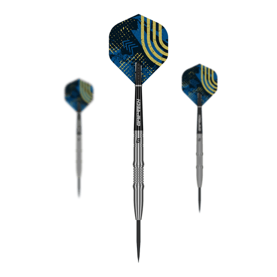 GOAT Javelin stalen dartpijlen Zu sehen ist das Produkt GOAT Javelin Tungsten Steeldarts. Der Dartpfeil besteht aus robustem Tungsten.