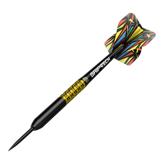 GEIT Atleet Geel Messing Steeldarts - 12g