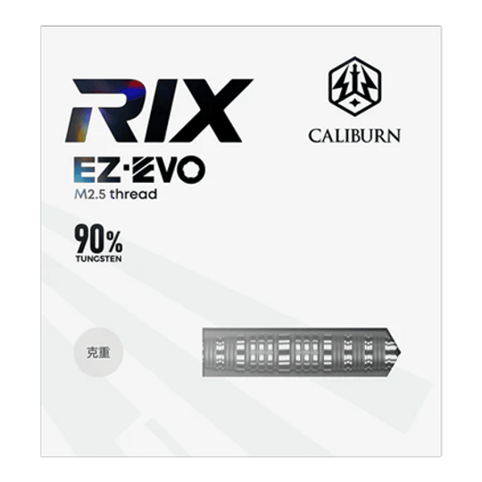 Caliburn Rix EZ-EVO R6 stalen dartpijlen Zu sehen ist der Caliburn Rix EZ-EVO R6 Steeldarts. Das Bild stellt die Besonderheiten und Form des Produkts dar.