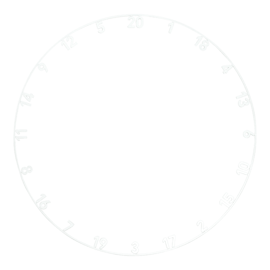 Precise 180 Endorphine Steel Dartbord met genummerde ring - Klassiek wit Abgebildet ist das Precise 180 Endorphine Steeldartboard mit Nummernring in Weiß. Das Produkt eignet sich ideal für Dartspieler aller Leistungsstufen.
