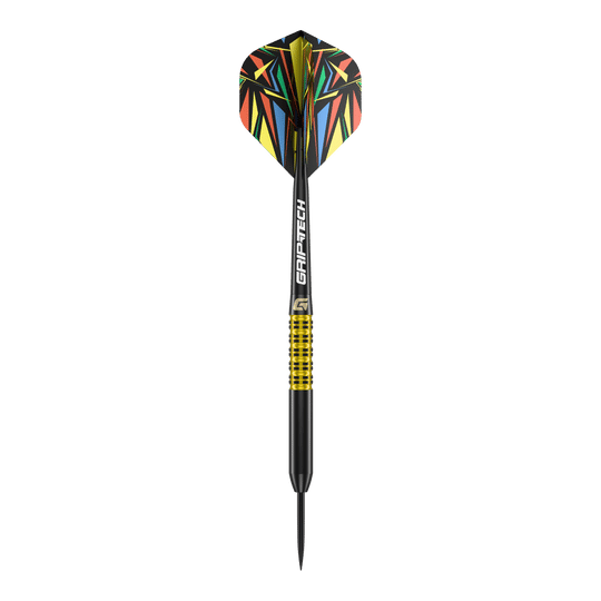 GEIT Atleet Geel Messing Steeldarts - 12g