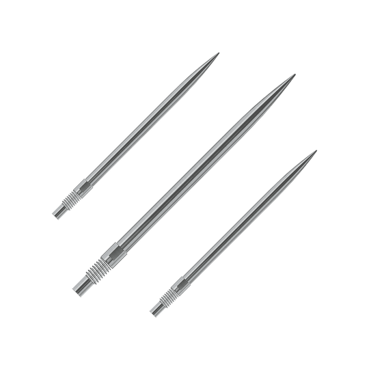 Harrows Quick Point Dartpunten - Zilver Das Bild zeigt vermutlich ein Set silberner Dartspitzen von Harrows, 40mm lang. Der Dateiname lautet 'QP23950_Harrows_QuickPoint_Dartspitzen_Silber_40mm_1Set'.