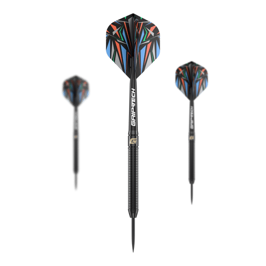 GEIT Atleet Zwart Messing Steeldarts - 13g