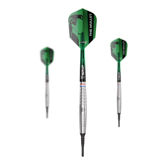 Bulls Danny Jansen softdarts - 20 g Das Bild stellt ein Set der Bulls Danny Jansen Softdarts mit 20g dar. Ideal für Dartspieler, die leichte Softdarts bevorzugen.
