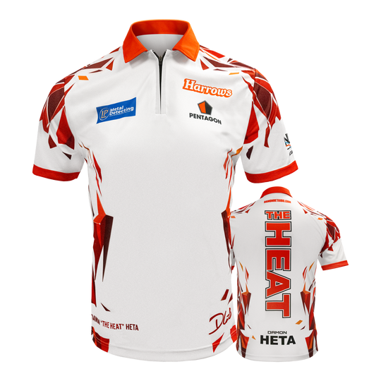 Harrow's Damon Heta-spelersshirt Dies ist das Harrows Damon Heta Playershirt. Das Produkt ist ein Dartspielertrikot.