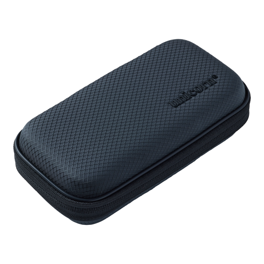 Unicorn Vanguard Small Dartcase - Grijs Die Abbildung zeigt das Unicorn Vanguard Small Dartcase in Grau. Diese Darttasche ist kompakt und für den sicheren Transport von Darts geeignet.