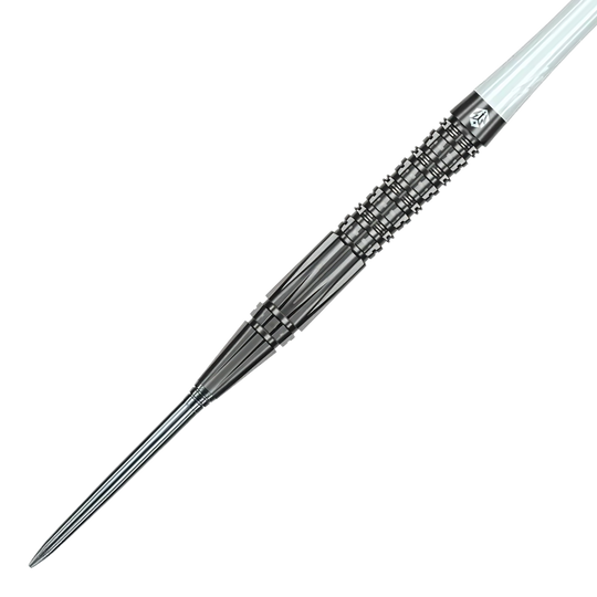 Caliburn Prisma P2 stalen dartpijlen - 20,5 g Die Abbildung zeigt die Caliburn Prisma P2 Steeldarts mit einem Gewicht von 20,5g. Das Produkt eignet sich ideal für Steeldartspieler.