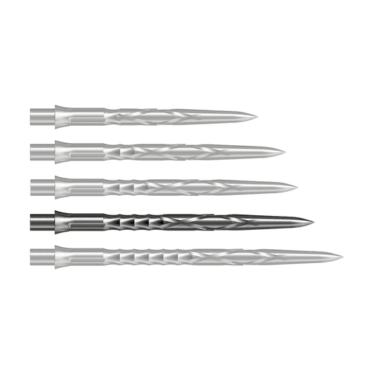 Caliburn System stalen dartpunten - HAN G2 - Zilver Auf dem Bild ist eine Caliburn Evo System Steeldartspitze HAN G2 in Silber und 36 mm Länge zu sehen. Sie ist speziell für Steeldarts geeignet.