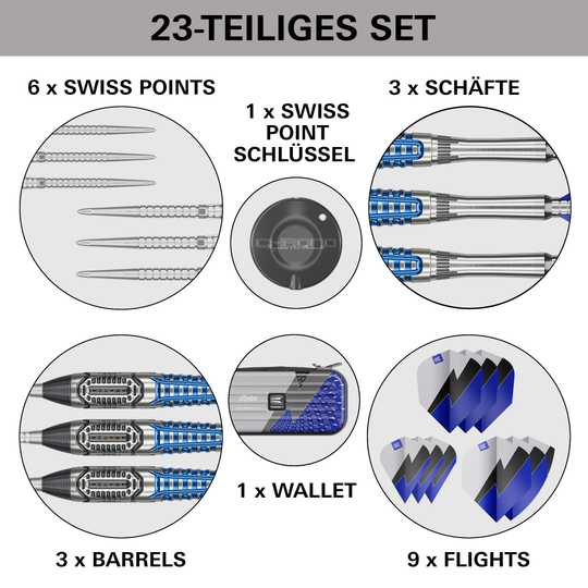 Target Phil Taylor Power X Chrono Swiss Points stalen dartpijlen Target Phil Taylor Power X Chrono Swiss Points stalen dartpijlen