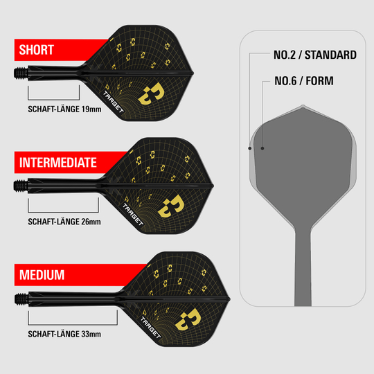 Target K-Flex Bolide No2 Standaardvluchten Abgebildet sind Target K-Flex Bolide No2 Standard Flights. Diese Standard-Flights bieten verlässliche Qualität für Darts.