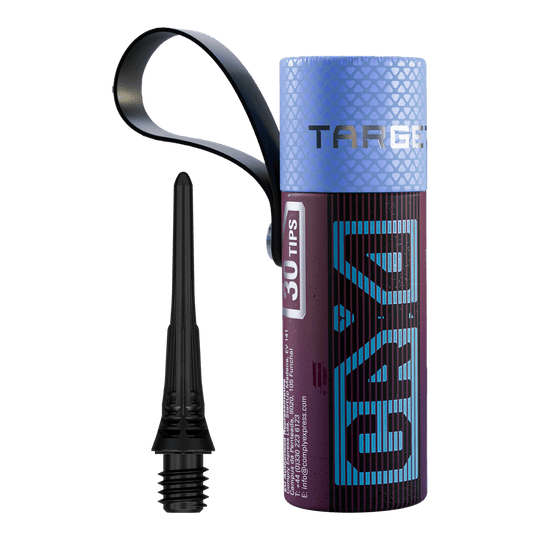 Target Cryo Soft Dart Tips, verpakking van 30 stuks - Zwart Das Bild präsentiert die Target Cryo Softdartspitzen im 30er Pack in schwarzer Farbe. Diese Ersatzspitzen sind für den Einsatz mit Softdarts gedacht.