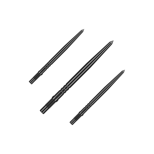 Shot Turbo Point dartpunten - Zwart