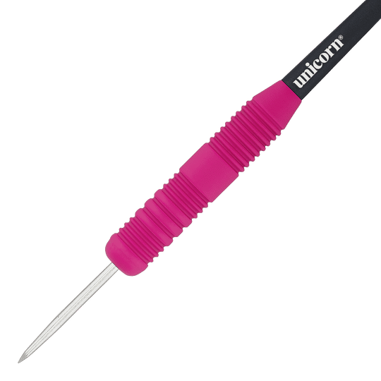 Unicorn Core Plus rubberen roze stalen darts