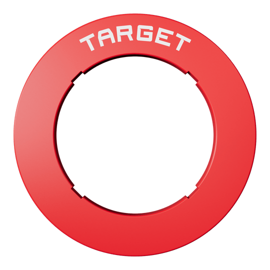 Target Dartboard Omranding met Inkepingen