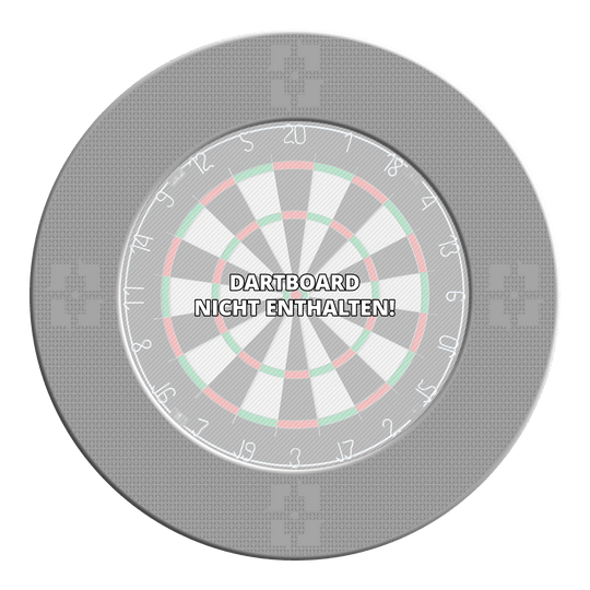 McDart Precision Nano Dartbord Surround Dieses Bild zeigt das Produkt MSF-K3_McDart_Precision_Nano_Dartboard_Surround_Grau_3. Es handelt sich um ein Dartzubehör in grauer Farbe.